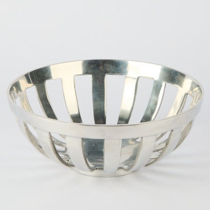 A Polished Aluminium Table Bowl