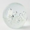 A Handblown Bubble Paperweight