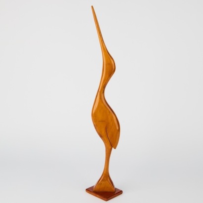A Mid Century Heron Figure