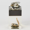 A Mid Century Oyster & Pearl Table Lighter