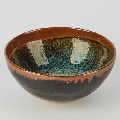 A Len Castle Chun Glazed Bowl