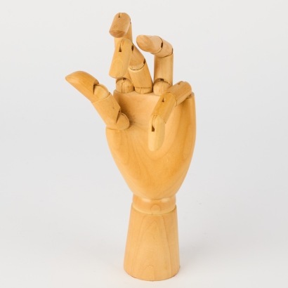 A Vintage Articulated Wooden Hand Mannequin