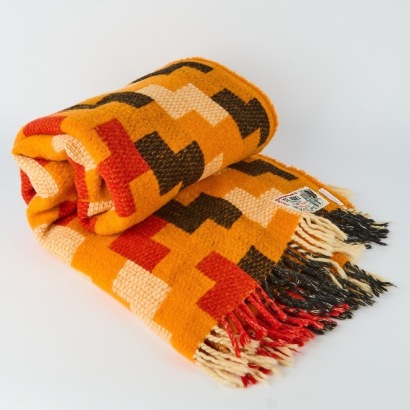 A Vintage Wool Te Ariki Travel Rug