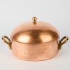 A Lidded St Clair Copper Casserole
