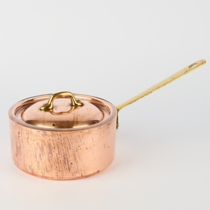 A Copper Saucepan with Lid