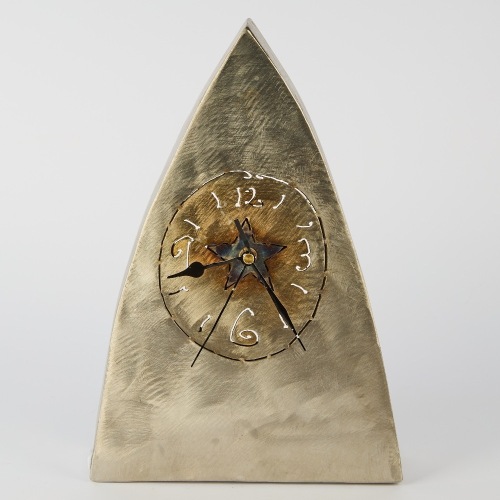A Handmade Steel Postmodern Clock