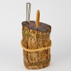 A Rustic Wooden Knife Block