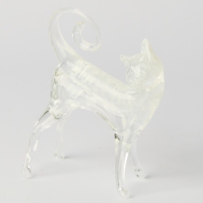 A Vintage Italian made Glass Cat