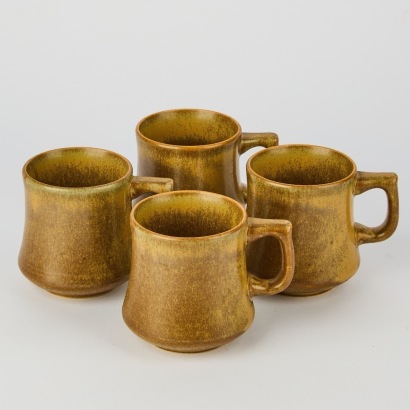 A set of four Vintage Temuka Coffee Cups