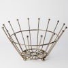 An Atomic Style Metal Fruit Bowl