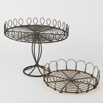 A couple of Wire Cake Stands