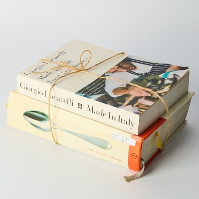 Two Cookbooks The Silver Spoon and Mde in Italy by Giorgio Locatelli