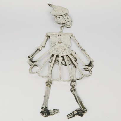 A Tin Hanging Day of the Dead Figure, Mexico