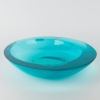 A Massive Blue Lucite Modernist Bowl