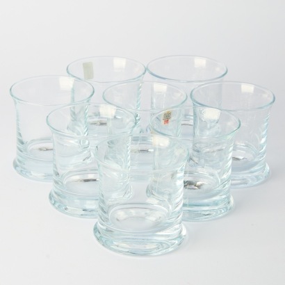 A Set of Eight Vintage Holmegaard Cocktail Glasses