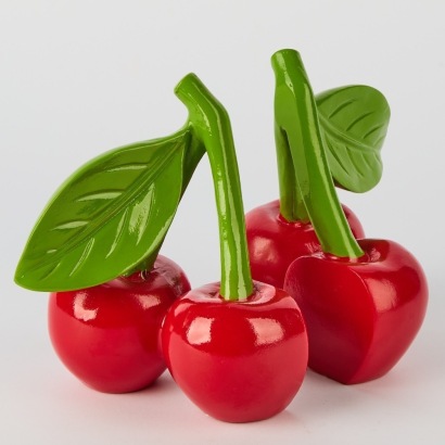 A Pair of Cherry Bookends