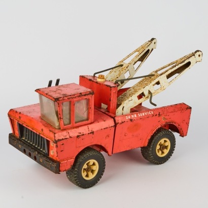A Vintage Tonka Double Boom Tow Truck A/F