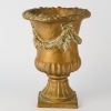 A Patinated Plaster Urn Vase