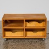 Handmade storage on wheels