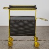 A Pilastro Perforated Enamelled Metal Tea Trolley - 2