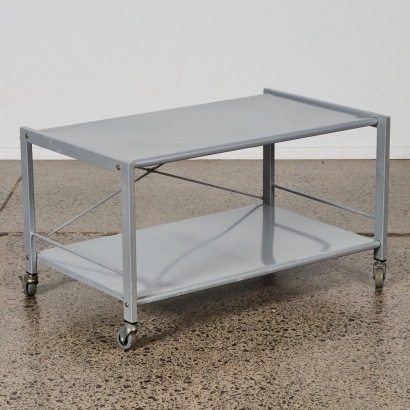 A Industrial Style Trolley on Wheels