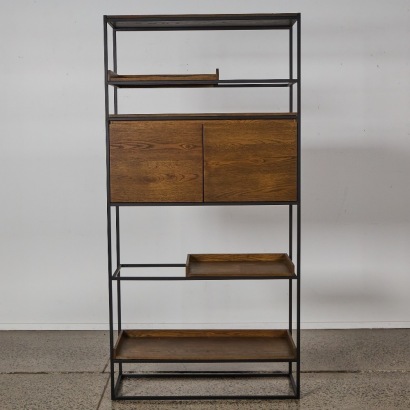 An Industrial Style Minimal Shelving Unit