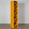 A Yellow Metal Shelving Unit - 2
