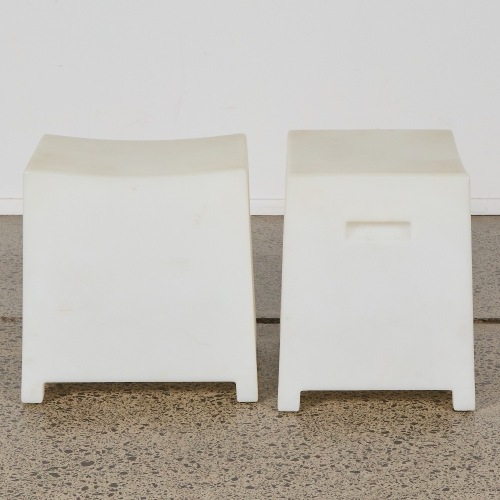 A Pair Of Roombi Indoor/Outdoor Stools