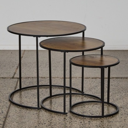 A Trio Of Modern Nesting Tables