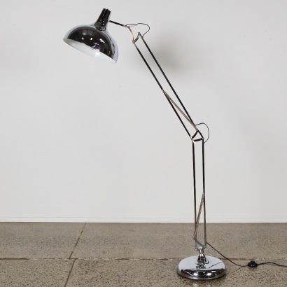 A Large Chrome Anglepoise Lamp