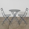 A Steel Three Piece Patio Setting - 2