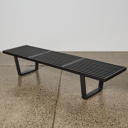 A Large Nelson Style Platform Bench