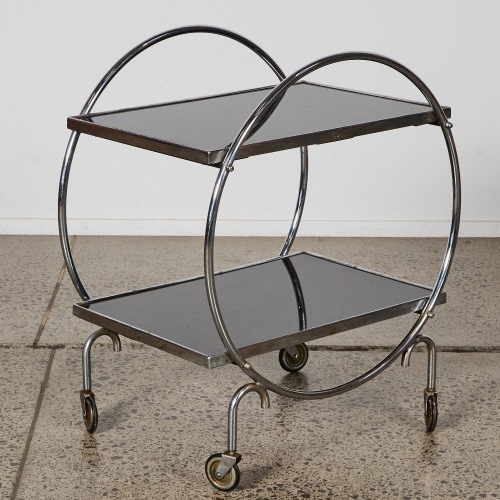 An Art Deco Drinks Trolley
