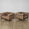 A Pair of RH Italia Chesterfield Leather Armchairs