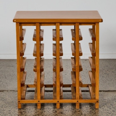 A Rimu Wine Rack