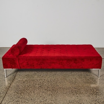A "Casa" Daybed by Forma in Ruby Boucle
