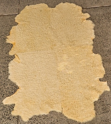 A Large Quatro Sheepskin Rug