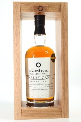 (1) The Cardrona Distillery Sherry Cask Single Cask Single Malt Whisky, New Zealand, 52% ABV (GB)