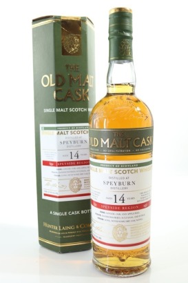 (1) 2007 Hunter Laing Single Cask Speyburn 14 Year Old Sherry Butt 'The Old Malt Cask' Single Malt Scotch Whisky, 50% ABV (GB)
