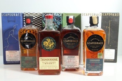 (1) Scapegrace Distillery Complete Whsiky Collection, 10 Bottles Sold as One Lot
