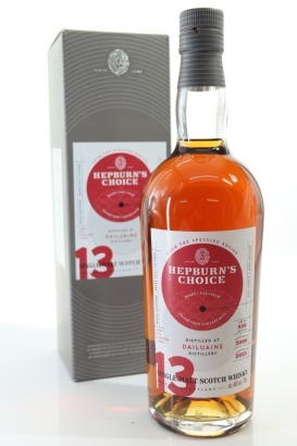 (1) 2008 Hunter Laing Hepburn's Choice Dailuaine 13 Year Old Single Cask Single Malt Scotch Whisky, Speyside, 46% ABV