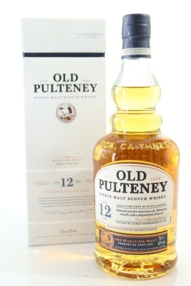 (1) Old Pulteney 12 Year Old Single Malt Scotch Whisky, Highlands, 40% ABV (GB)