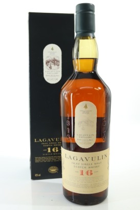 (1) Lagavulin 16 Year Old Single Malt Scotch Whisky, Islay, 43% ABV (GB)