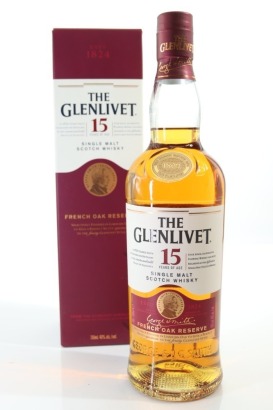 (1) The Glenlivet French Oak Reserve 15 Year Old Single Malt Scotch Whisky, Speyside, 40% ABV (GB)