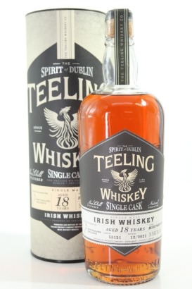 (1) 2003 The Teeling Whiskey Co. Ruby Port Cask 18 Year Old Single Malt Irish Whiskey, Ireland, 54.7% ABV, Bottled 2021 (GB)