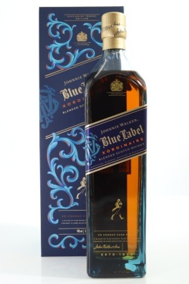(1) Johnnie Walker Blue Label 'Xordinaire' XO Cognac Cask Finish Blended Scotch Whisky, 1000ml, 40% ABV (GB)