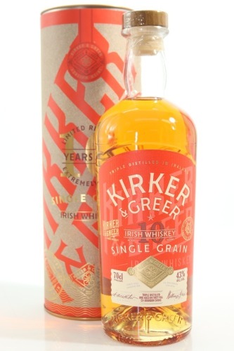 (1) Kirker & Greer 10 Year Old Single Grain Irish Whiskey, Ireland, 43% ABV (GB)