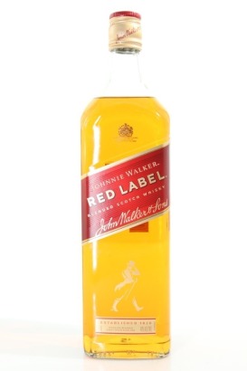 (1) Johnnie Walker Red Label Blended Scotch Whisky, 1000ml, 40% ABV
