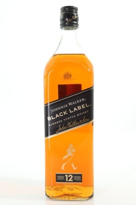 (1) Johnnie Walker Black Label 12 Year Old Blended Scotch Whisky, 1000ml, 40% ABV