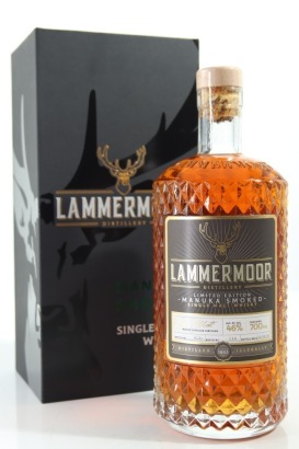 (1) Lammermoor Distillery Limited Edition Manuka Smoked Single Malt Whsiky, New Zealand, 46% ABV (GB)